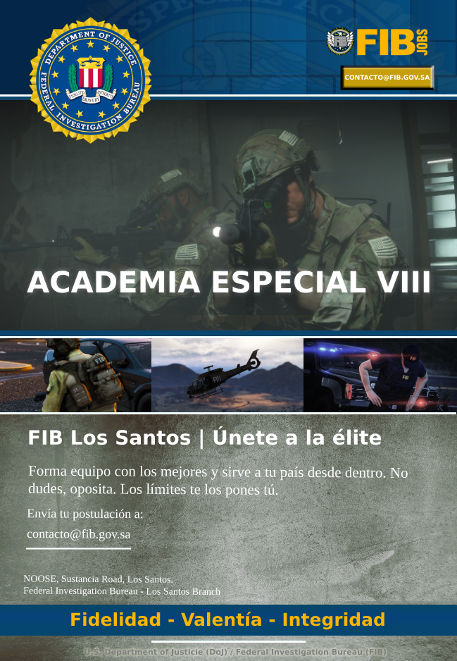 Anuncio Academia Especial VIII